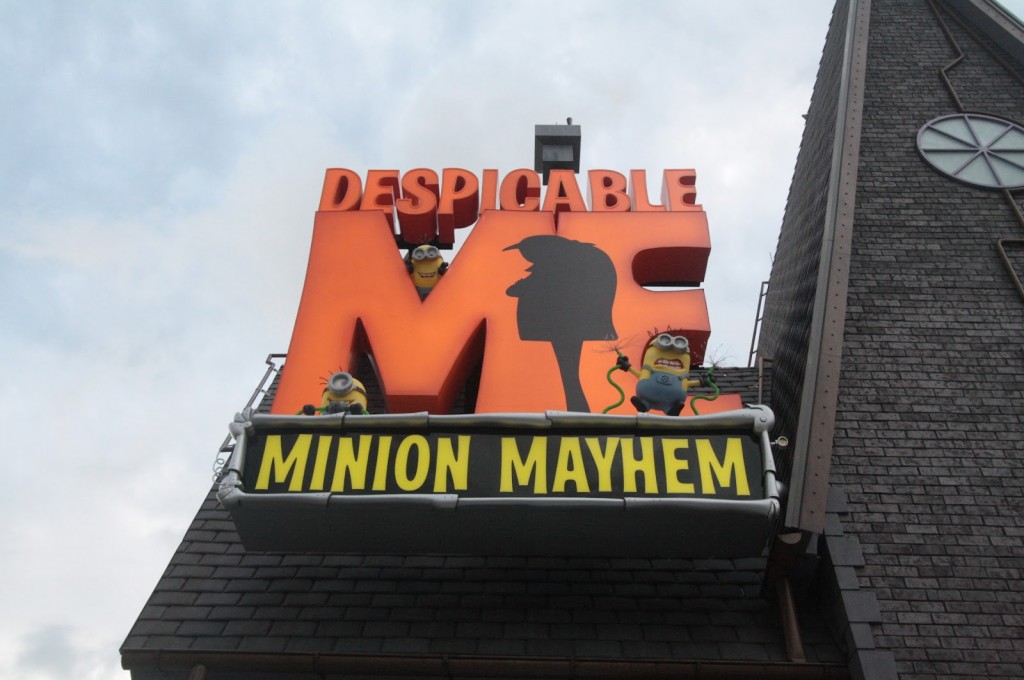 Despicable Me's marquee