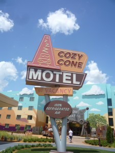 Cars section of Art of Animation
