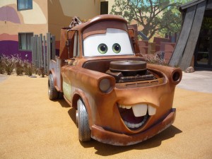 Cars section of Art of Animation