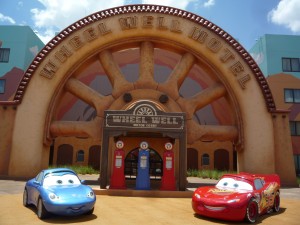 Cars section of Art of Animation