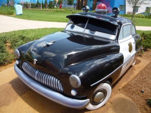 Cars section of Art of Animation