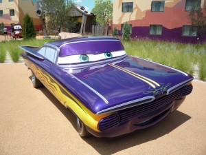 Cars section of Art of Animation