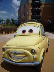Cars section of Art of Animation