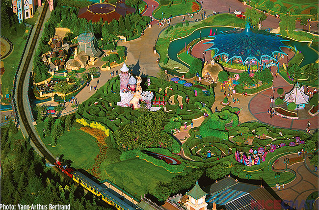 Disneyland Paris, Disneyland Paris From Above