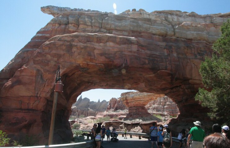 Cars Land mountain range