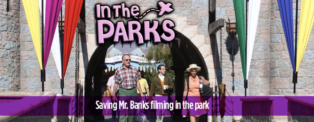 Walt Returns to Disneyland for Filming of Saving Mr. Banks