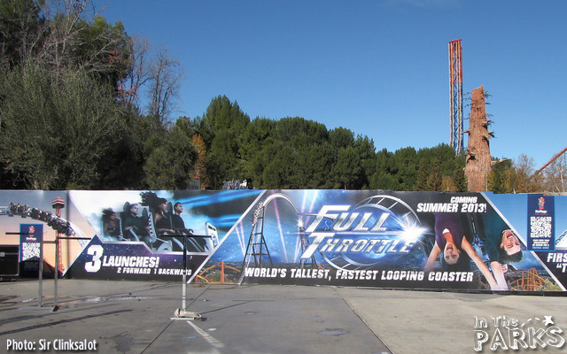 six flags magic mountain, Six Flags Magic Mountain Construction Goes Full Throttle