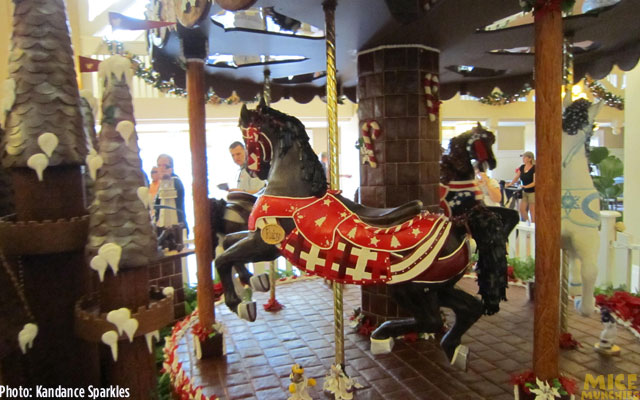 disney beach club christmas, Gingerbread Carousel and Holiday Goodies of Disney World’s Beach Club Resort