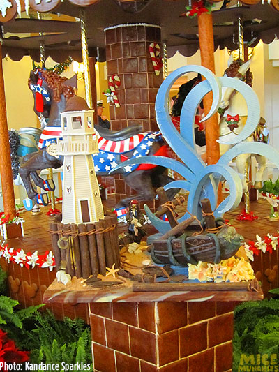 disney beach club christmas, Gingerbread Carousel and Holiday Goodies of Disney World’s Beach Club Resort