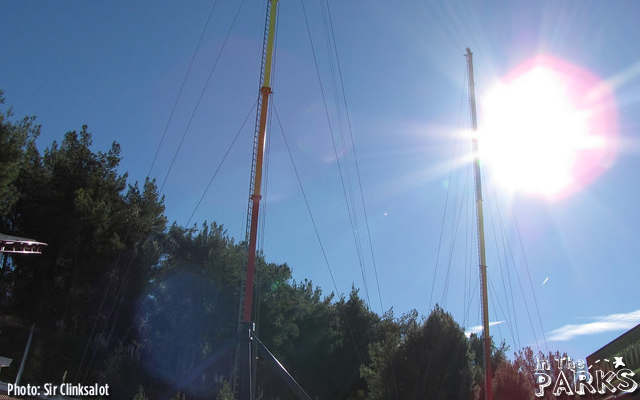 six flags magic mountain, Six Flags Magic Mountain Construction Goes Full Throttle