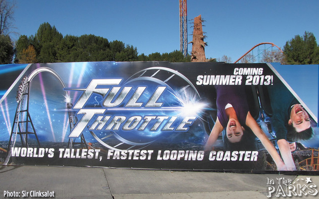 six flags magic mountain, Six Flags Magic Mountain Construction Goes Full Throttle