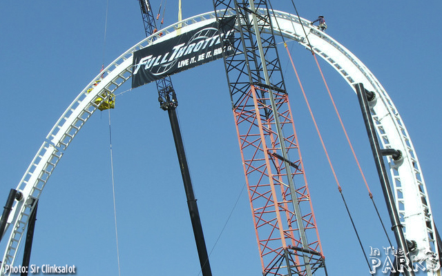 six flags magic mountain, Worlds Tallest Vertical Loop Completed at Six Flags Magic Mountain