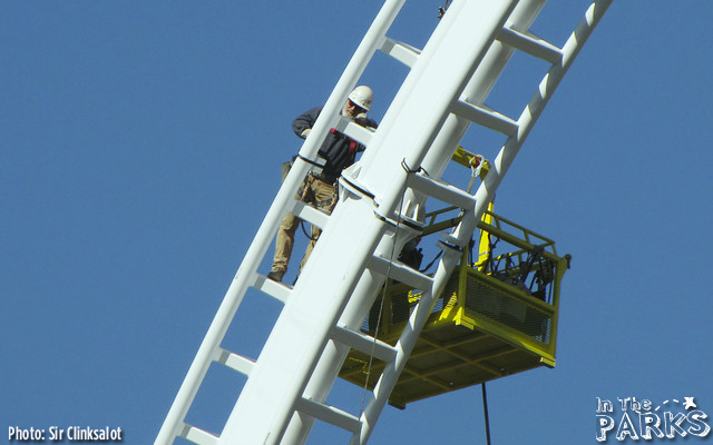 six flags magic mountain, Worlds Tallest Vertical Loop Completed at Six Flags Magic Mountain