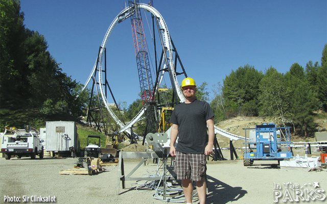 six flags magic mountain, Worlds Tallest Vertical Loop Completed at Six Flags Magic Mountain