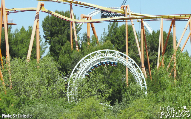 six flags magic mountain, Worlds Tallest Vertical Loop Completed at Six Flags Magic Mountain