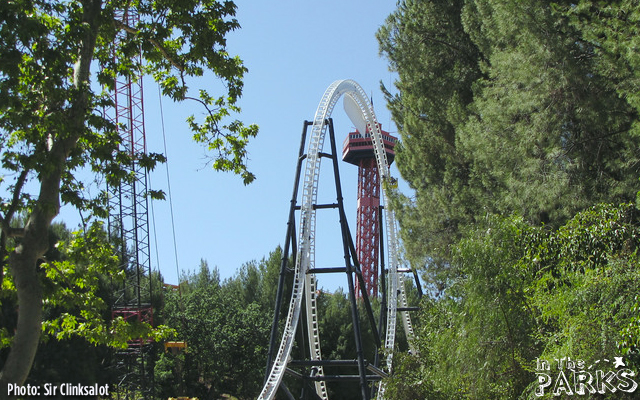 six flags magic mountain, Worlds Tallest Vertical Loop Completed at Six Flags Magic Mountain