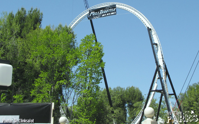 six flags magic mountain, Worlds Tallest Vertical Loop Completed at Six Flags Magic Mountain