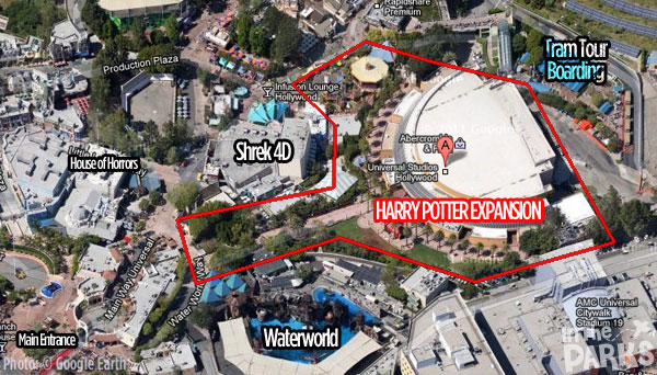 , Universal Studios Hollywood Construction and Harry Potter news