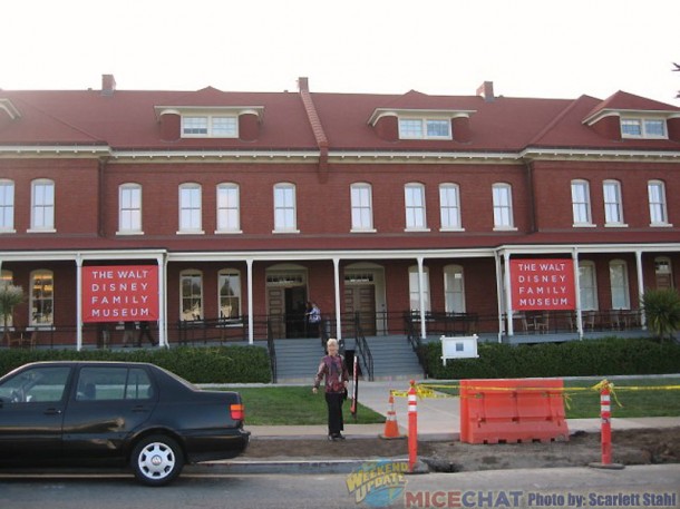 The outside of the Walt Disney Family Museum in the Presidio in San Francisco.