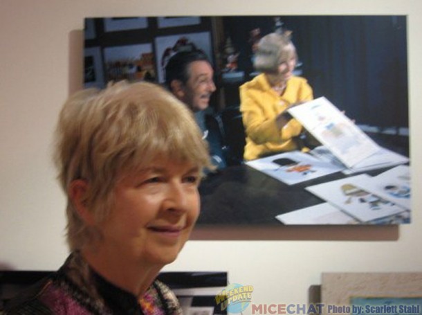 Maggie Richardson with a picture of her aunt, Mary Blair.