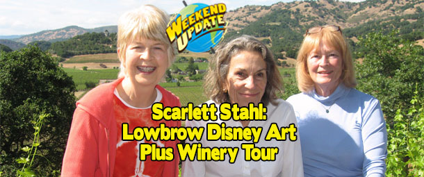 Lowbrow Disney Art Exhibit plus a Trip to Silverado Winery with Diane Disney Miller