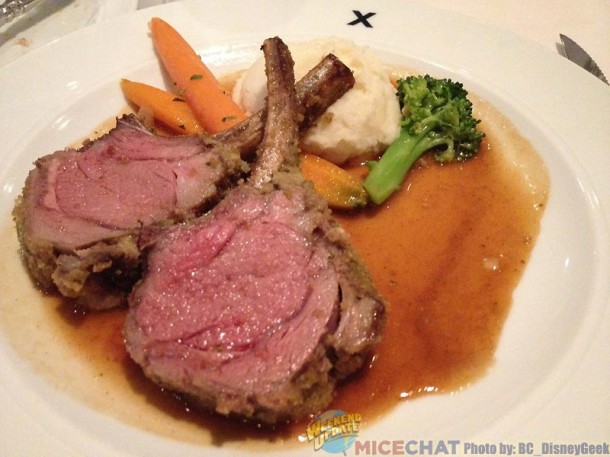 Rack of lamb.
