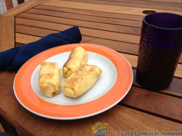 Cheese filled blintzes for breakfast