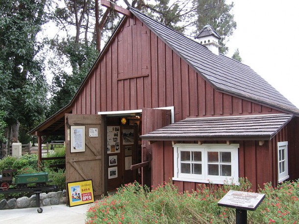 Walt Disney's Carolwood Barn in Griffith Park. Courtesy Wikipedia.