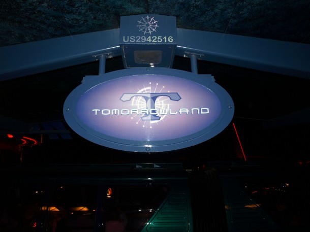 Clue at the Disneyland Monorail Platform - Visible only with Flash