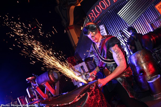 Jeff Wheeler of Blood Drums at California's Great America