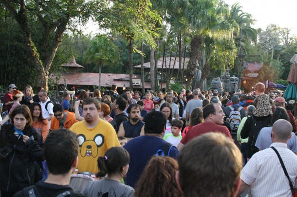 More crowds on December 30, 2013 in the Magic Kingdom