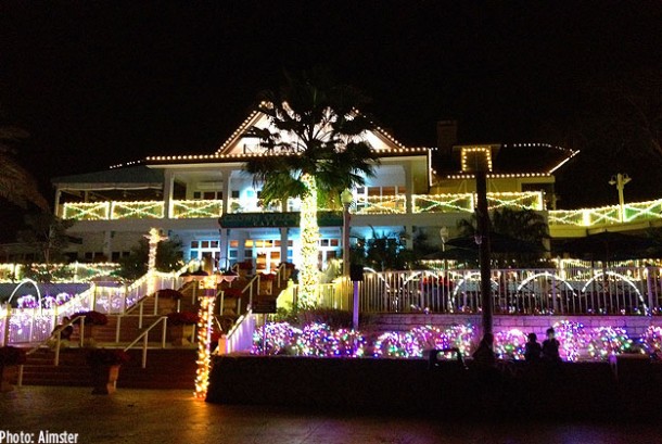 Carol of the Bells light show (Crown Colony)