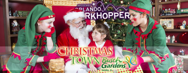Christmas Town Sparkles at Busch Gardens Tampa