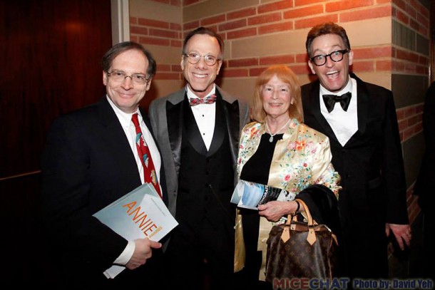Jerry Beck (animation historian and cartoon producer), Frank Gladstone (President of ASIFA-Hollywood, animator, producer), Scarlett Stahl (writer) and Tom Kenny (Voice Artist- Ice King and Sponge Bob Square Pants) Photo by David Yeh