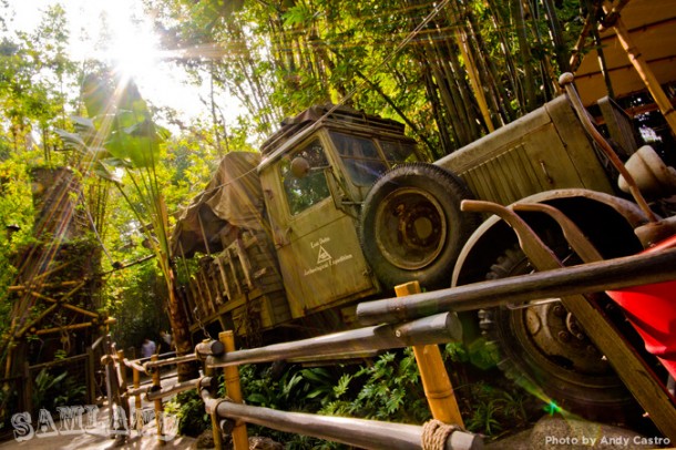 The Indiana Jones Adventure jeep — from movie prop to theme park theming.