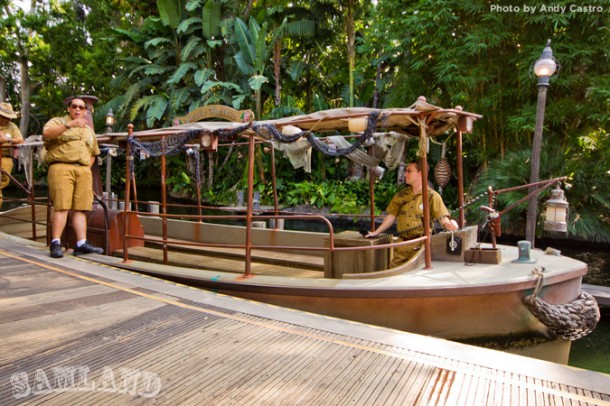 The re-imagined Jungle Cruise theming brought new boats