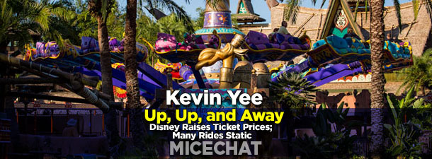 Disney Raises Ticket Prices; Many Rides Static