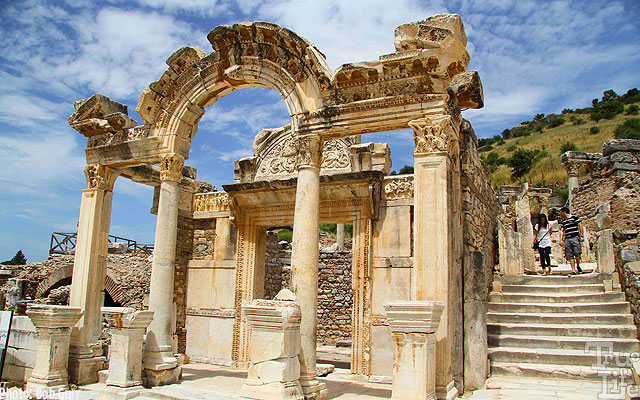 A stone temple at Ephesus