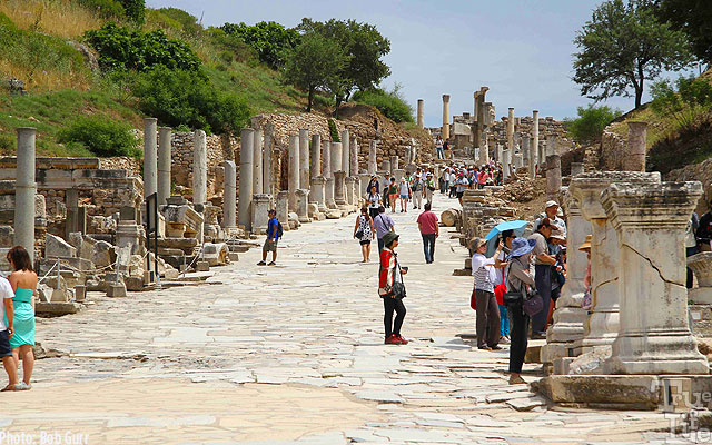 The main street of Ephesus