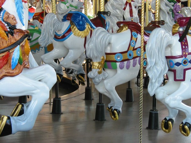 The carousel in Orlando's Magic Kingdom