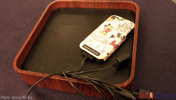 Charging stations are also located in the Chase lounge at Epcot during the Food and Wine Fest.