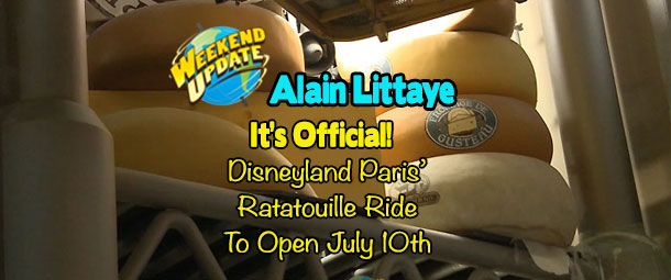 Walt Disney Studios Ratatouille Ride to Officially Open July 10th