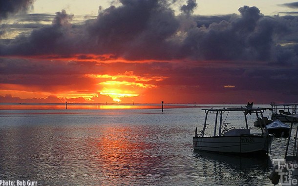 Every Moorea dawn and sunset is an artist's painting