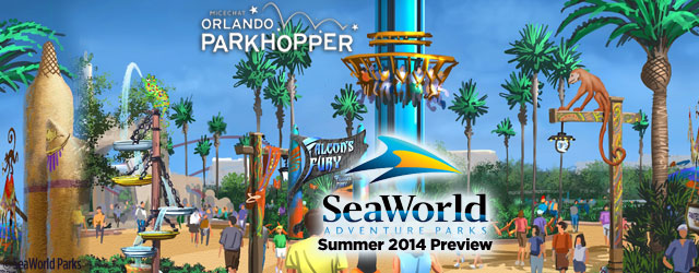 SeaWorld Parks Summer 2014 Attraction and Show Preview