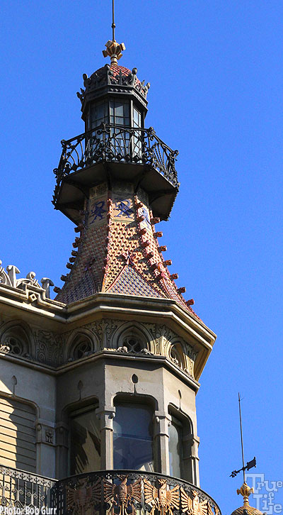 Barcelona is filled with interesting towers of many styles