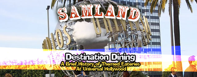 Universal’s Destination Dining