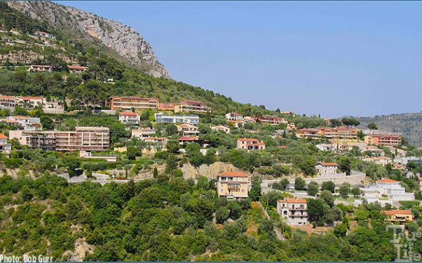 Eze, a historic hilltop village, also has a modern section in the hills