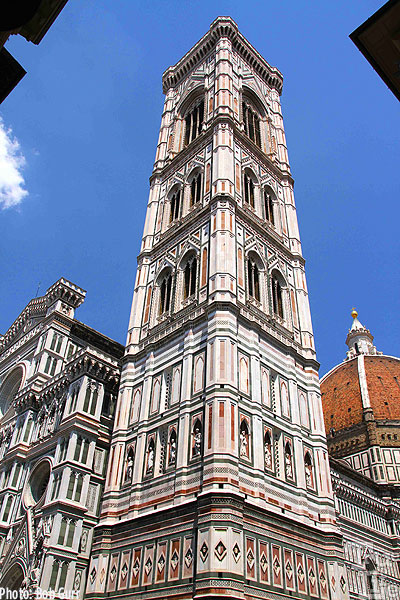 Cathedral Santa Maria del Fiore features a soaring tower
