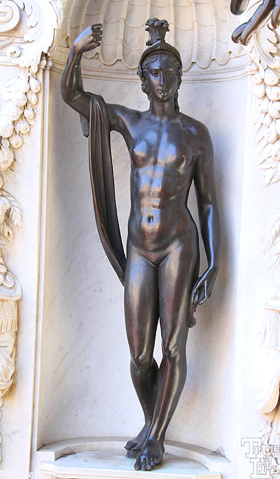 Minerva bronze statuette