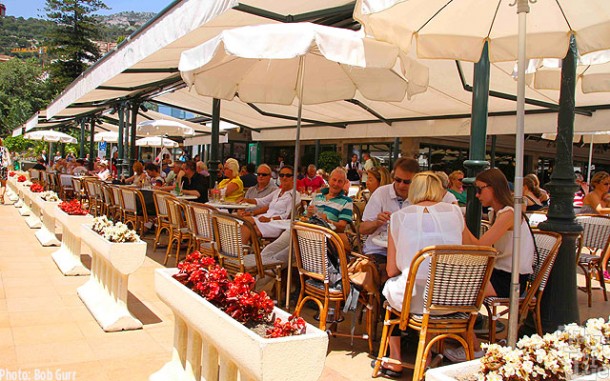 If you want to be seen as fairly rich, Cafe de Paris is the place to be